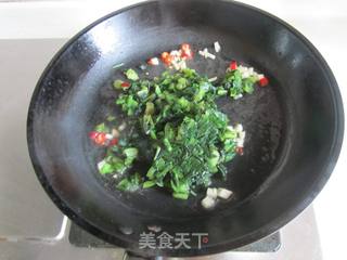 小炒莴苣叶的做法步骤：6