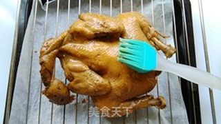 #第四届烘焙大赛暨是爱吃节#脆皮烧鸡的做法步骤:8