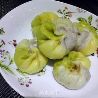 彩色包子的做法步骤:13