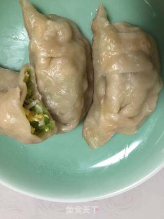 西葫芦鸡蛋蒸饺的做法步骤:14