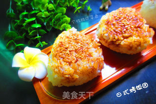 日式烤饭团的做法步骤:8