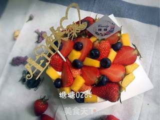 #第四届烘焙大赛暨是爱吃节#水果裸蛋糕的做法步骤:10