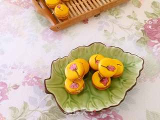 #第四届烘焙大赛暨是爱吃节#樱花法式马卡龙的做法步骤:18