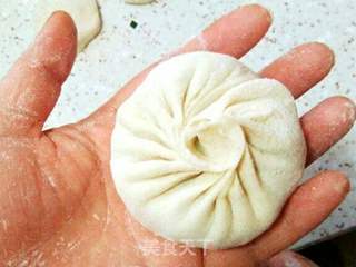 生煎韭菜鸡蛋包的做法步骤:17