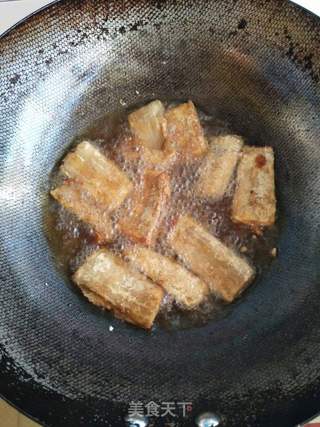 香酥炸带鱼的做法步骤:9