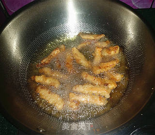 韩式酥香炸鸡柳的做法步骤:11