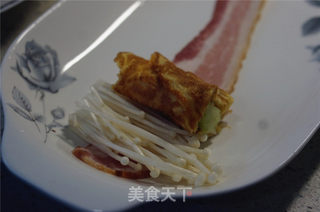 #第四届烘焙大赛暨是爱吃节#鸡蛋培根卷的做法步骤:4