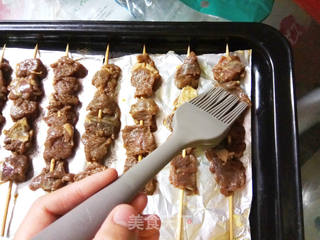 #第四届烘焙大赛暨是爱吃节#烤牛肉串的做法步骤:14