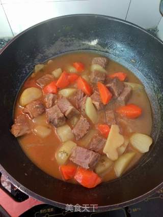 咖喱牛肉饭的做法步骤:5