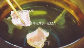 宝宝营养餐—排骨油麦菜粥的做法步骤:3