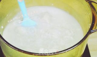 宝宝营养餐—排骨油麦菜粥的做法步骤:6