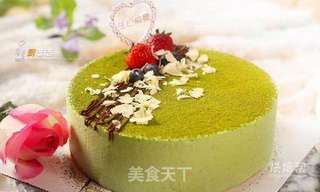 #第四届烘焙大赛暨是爱吃节#抹茶慕斯的做法步骤:18