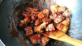 竹笋烧肉的做法步骤:7