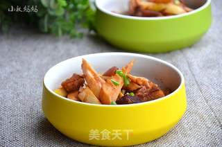 竹笋烧肉的做法步骤:11