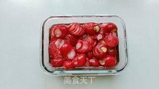 樱桃萝卜浸果醋的做法步骤:6