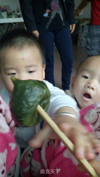 艾草果的做法步骤：7