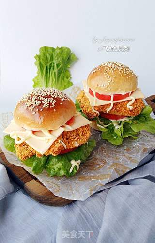 #第四届烘焙大赛暨是爱吃节#新奥尔良烤鸡腿堡的做法步骤:23