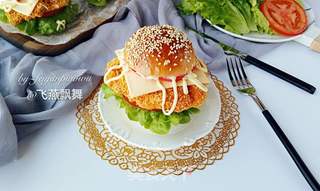 #第四届烘焙大赛暨是爱吃节#新奥尔良烤鸡腿堡的做法步骤:27