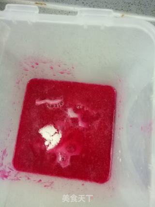 花朵胭脂藕片的做法步骤:11