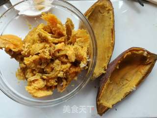 #第四届烘焙大赛暨是爱吃节#芝士焗红薯和香芋的做法步骤:4