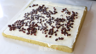 西屋特约之抹茶蜜豆蛋糕卷的做法步骤:10