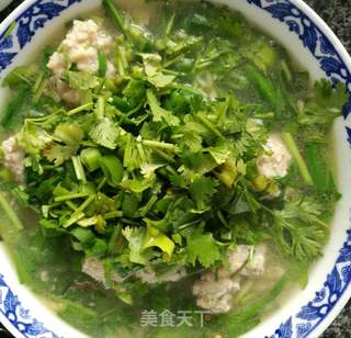 鲅鱼丸子汤的做法步骤:15