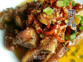 孜然蒜香寸骨的做法步骤:9
