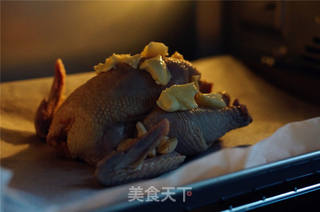 黄油烤鸡的做法步骤:4