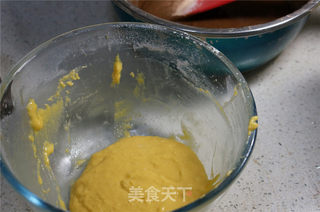 双味奶油戚风蛋糕的做法步骤:4