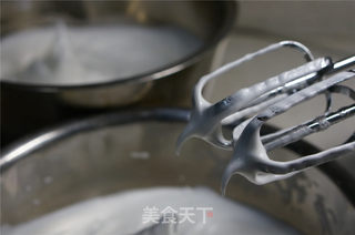 双味奶油戚风蛋糕的做法步骤:6