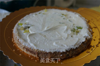 双味奶油戚风蛋糕的做法步骤:13