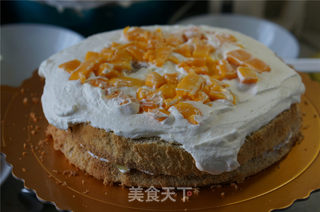 双味奶油戚风蛋糕的做法步骤:15