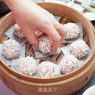 珍珠圆子的做法步骤:7