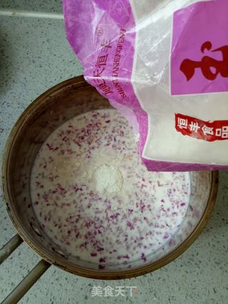 椰蓉玫瑰花牛奶小方的做法步骤:6