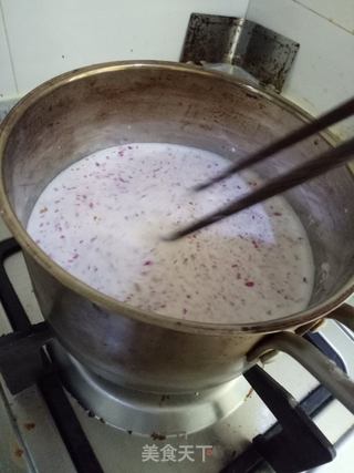 椰蓉玫瑰花牛奶小方的做法步骤:8
