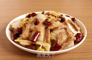 酸辣白菜炒肉的做法步骤:10