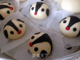 企鹅馒头的做法步骤:12
