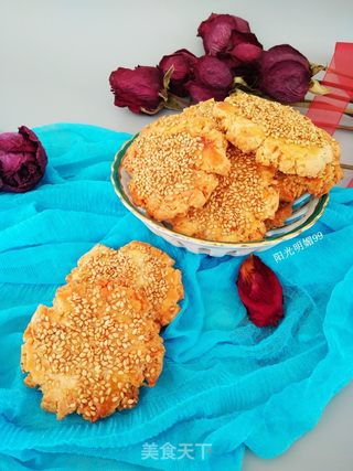 #第四届烘焙大赛暨是爱吃节#芝麻桃酥的做法步骤：14