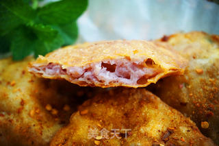 脆香鱿鱼饼的做法步骤:8