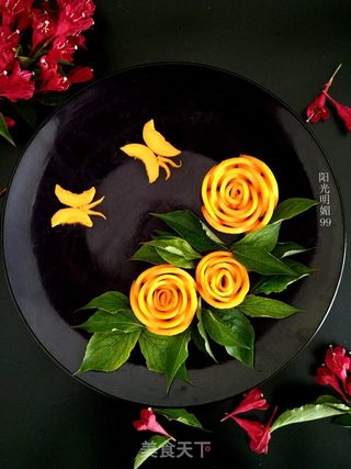 #蝶恋花芒果拼盘的做法图解15