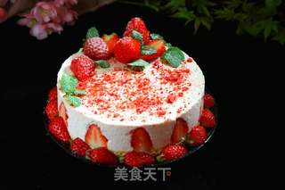 ##第四节烘焙大赛暨是爱吃节#冻干草莓酸奶慕斯的做法图解16