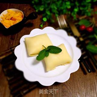 芒果班戟的做法步骤:19