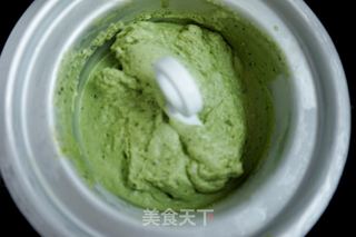 #第四届烘焙大赛暨是爱吃节#面包机版抹茶冰淇淋的做法步骤:7