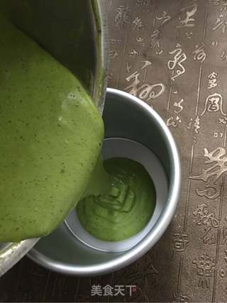 #第四届烘焙大赛暨是爱吃节#4寸抹茶裸蛋糕的做法步骤:13
