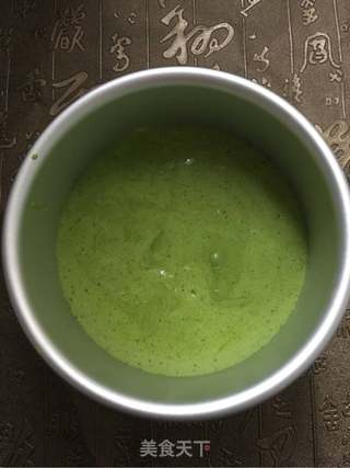 #第四届烘焙大赛暨是爱吃节#4寸抹茶裸蛋糕的做法步骤:14