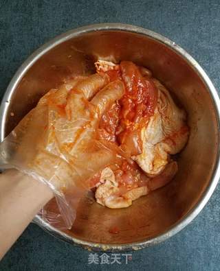 烤时蔬鸡腿卷的做法步骤:8