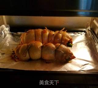 烤时蔬鸡腿卷的做法步骤:13