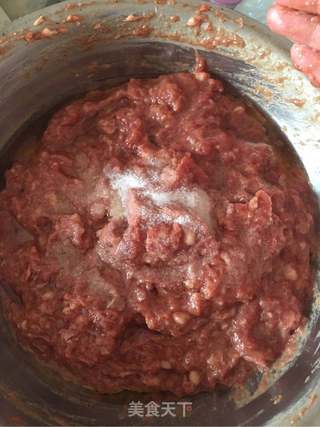 牛肉蒸饺的做法步骤：4
