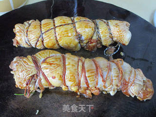 #第四届烘焙大赛暨是爱吃节#烤鸡肉糯米卷的做法步骤:11