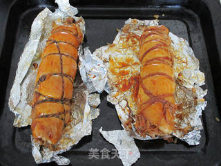 #第四届烘焙大赛暨是爱吃节#烤鸡肉糯米卷的做法步骤:13